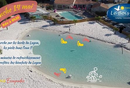 Relaxation activity in the Lagoon - Camping Le Bois Joli