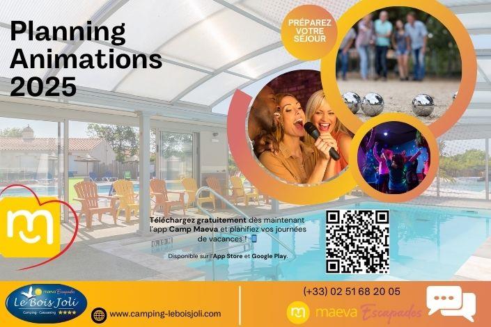Camp'Maeva App - Camping Le Bois Joli - vendée - Camping Le Bois Joli