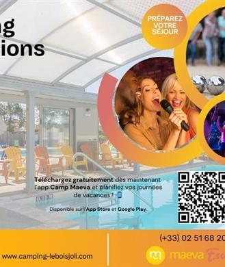 Camp'Maeva App - Camping Le Bois Joli - vendée - Camping Le Bois Joli